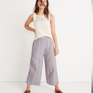 Madewell Huston Wide Leg Crop Pants
